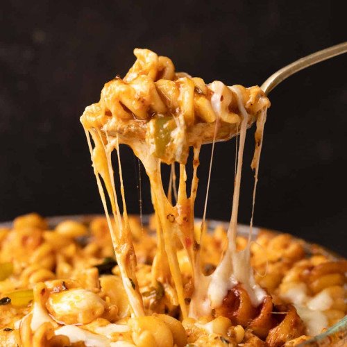 Pizzeria Italiano | Cheesy mix pasta | Bahrain | WhatToEat Food | Restaurant | Cafe | 